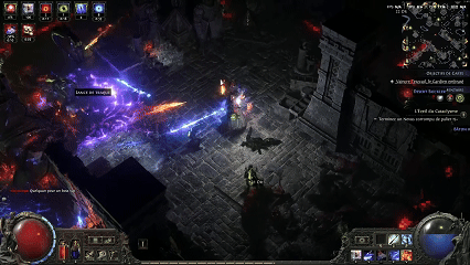 MMOJUGG Path of Exile 2 Monk Invoker Flicker Strike Details View of Item Function and Use